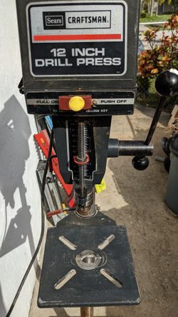 Sears Craftsman 12 Inch Drill Press With Stand