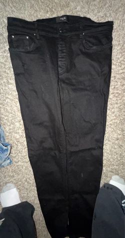 Black Amiri Stack Jeans (No Patches)