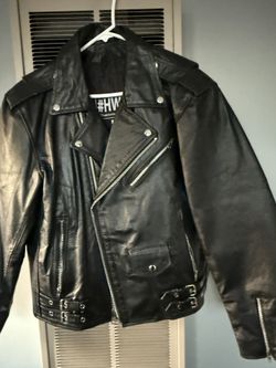 Biker Jacket With Removable Padding Inside