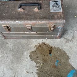 Old Toolbox With Tools