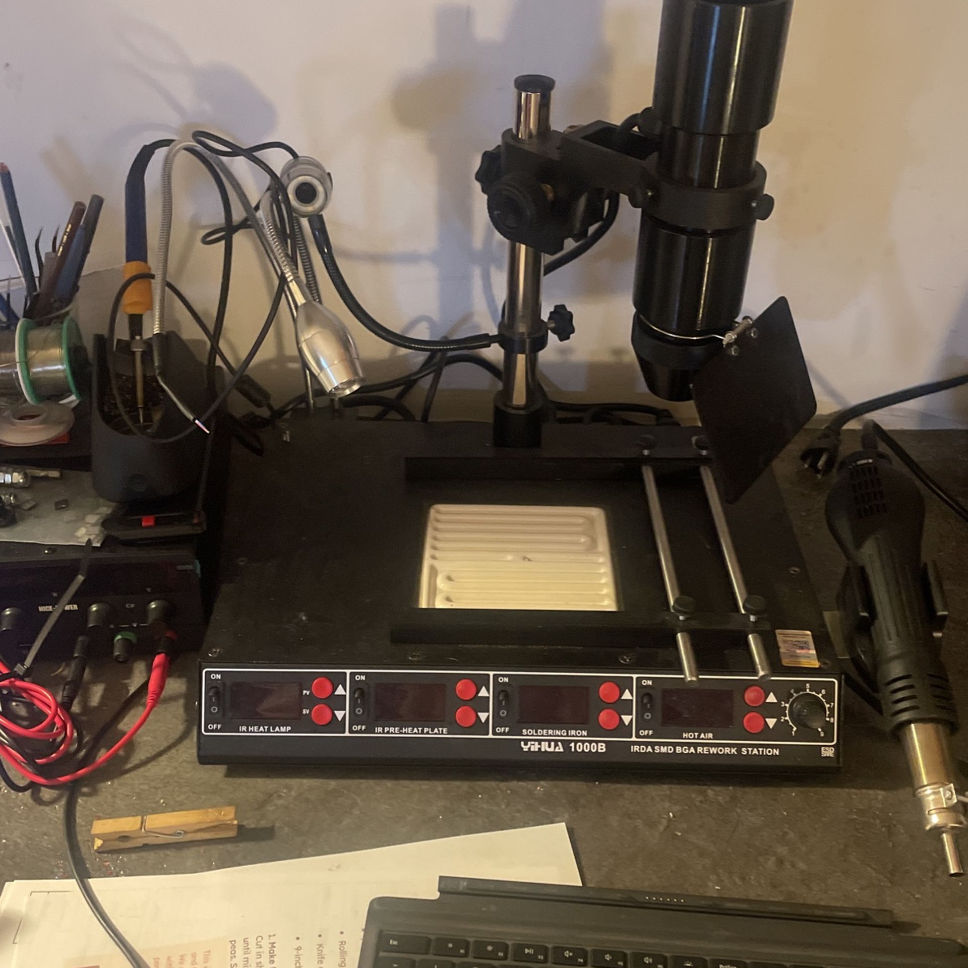 Rework Solder Station, Heat Gun, Ir Radiation Heater, Heat Plate, Solder Iron