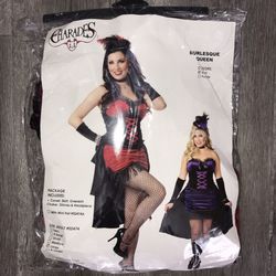 Burlesque Saloon Girl Corset Costume NEW
