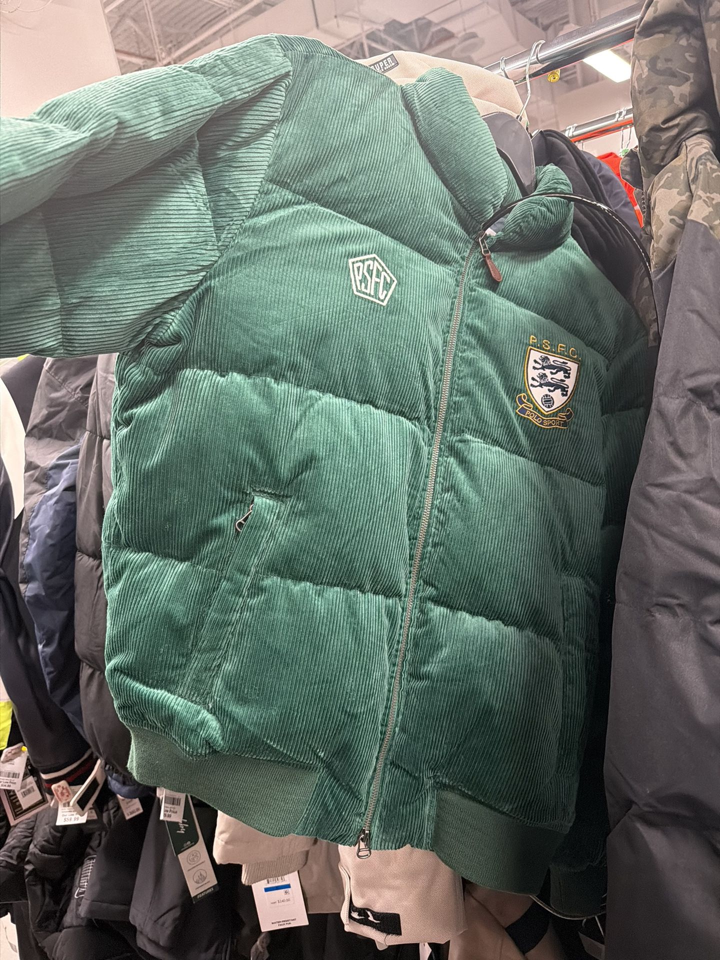 Polo Sport Bubble Jacket Green Size Medium