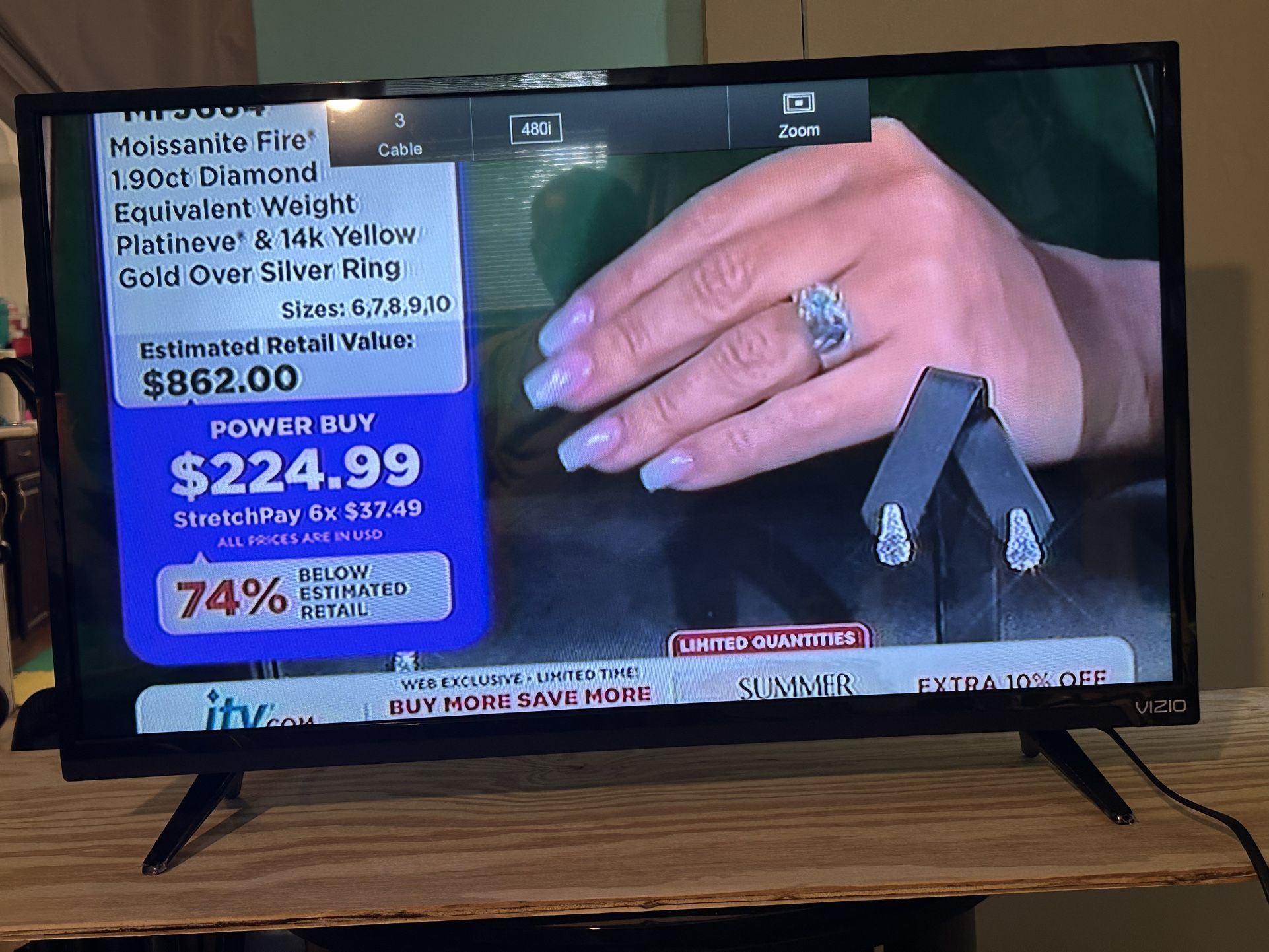 Vizio 32” Flat Screen TV