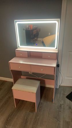 Pink vanity new
