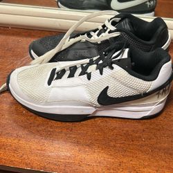 Nike Ja 1 TB Black And White Mismatch