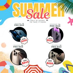 🔥 iPhone Summer Sale – All Phones Just $1 to Take It Home Today! 📱