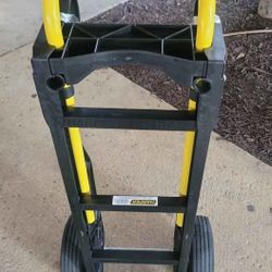 NEW! Harper™ Ultra Lite Nylon 2-In-1 Convertible Hand Truck 10" Pneu Wheels!!