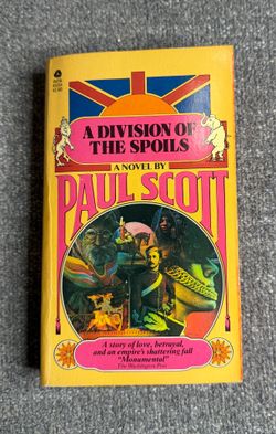 Vintage 1984 A Division of the Spoils Paul Scott Avon Paperback