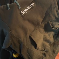 Supreme Olive Green Hoodie 