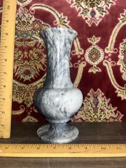 Vintage Chinese Carved Marble Vase