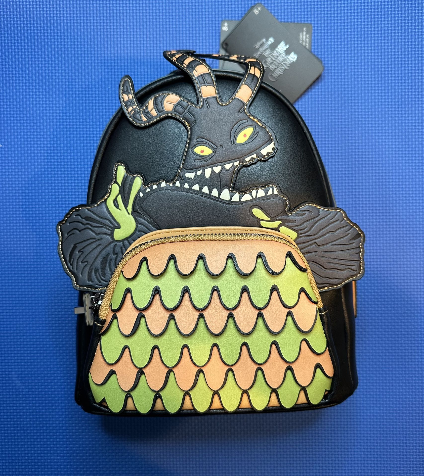 Loungefly Nightmare Before Christmas Harlequin Demon Mini Backpack GITD Bag NWT NWT Nightmare Before Christmas Harlequin | Mercari main image 2