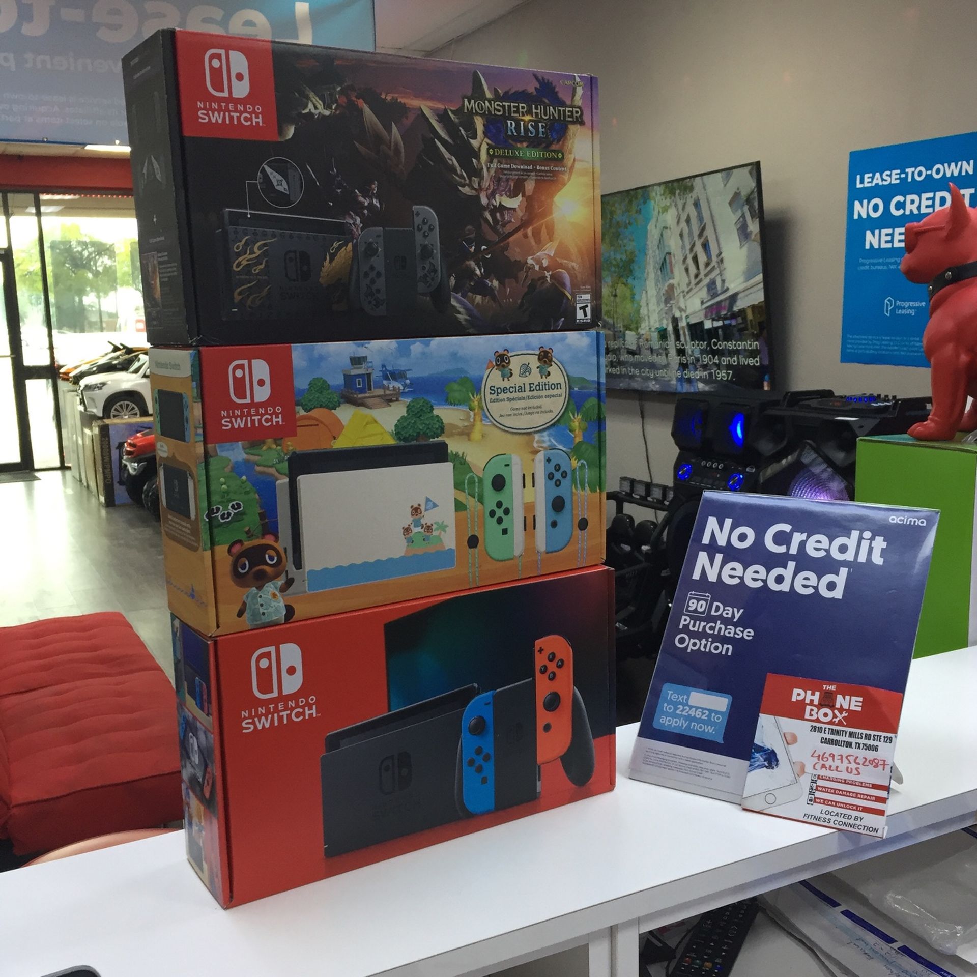 Nintendo Switchs All New Sealed Available On Financing With $50 Down Payment And Take Home Today Starting @ $339 Only