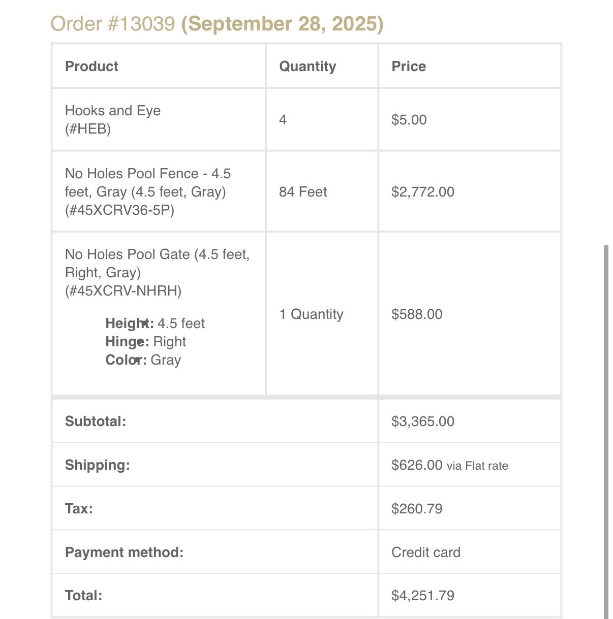 No Hole Or Drill Pool Fence Brand New