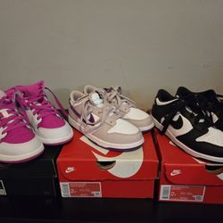 Nike Dunks, Jordan's Size 2 Youth. Read Description For Prices 