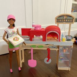 Barbie Pizza Maker & Doll Set