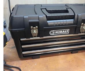 Kobalt 23’ portable tool box 3 drawer- like new