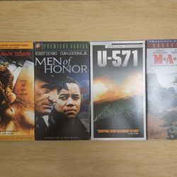 Antique VHS Military Movie Lot