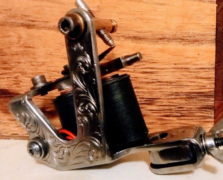 Vintage " Paco Rollins " Custom Handmade Coil Tattoo Machine Rare