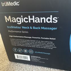 MASSAGER Trumedic Magic Hands Heat & Massage