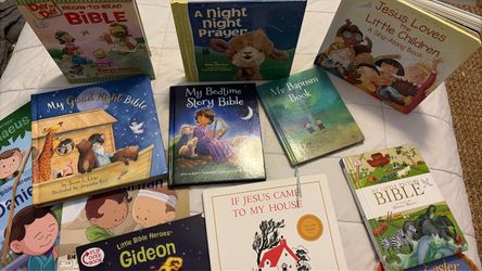Children's Christian Bible Book Lot
