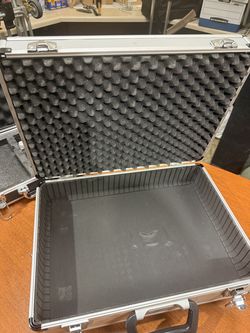 Aluminum Hard Cases with Foam (Set of 2, Empty)