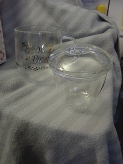 Best Dad Ever Glass Tea Mug with Infuser and Lid