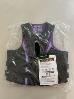 Unworn O’Brien Women’s Purple And Black Impulse Life Vest
