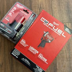 1/2” STUBBY IMPACT Wrench W/ pin Detent With Battery M12. 6-0.. BRAND NEW.. $250