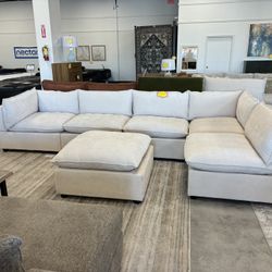 Cream Modular Sectional Couch
