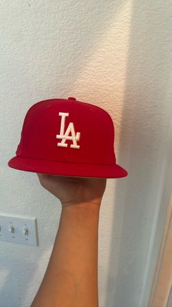 Red LA Hat