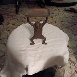 Antique Brass Monkey Soap Dish