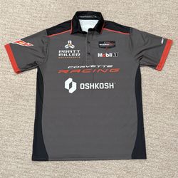 2025 Pratt Miller IMSA CORVETTE Z06 GT3.R Authentic Team Track Shirt - Medium