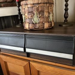 vintage disc cabinet/storage