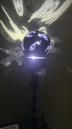 Halloween ghost spinning light
