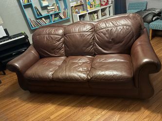 Leather couch