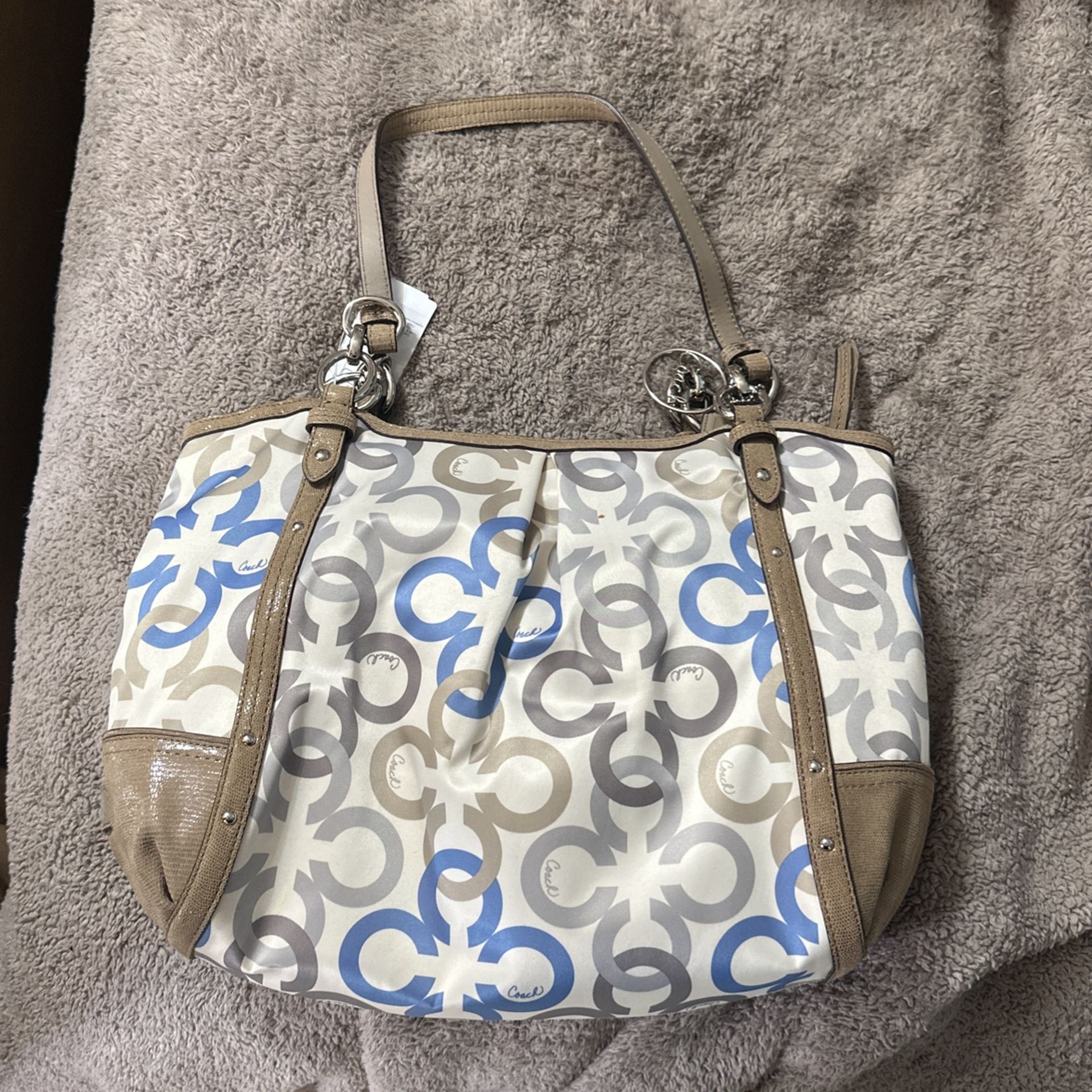 Authentic Coach Purse, Multicolor, Large