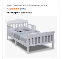 Toddler bed with matters