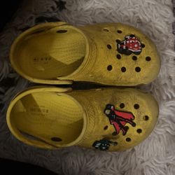 Yellow Crocs Kid Size 10