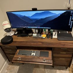 Home Office Desk With Storage Drawers