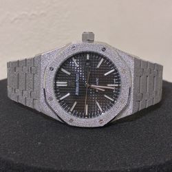 frosted ap royal oak watch