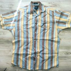 LRG Woven short sleeved stripe shirt

Size LARGE

$40

Price is FIRM 
Message if interested 
