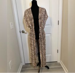 Snake Print Swim Coverup