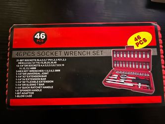 46 pcs socket wrench tool set