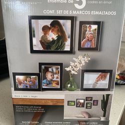 Black Photo Frame Set 