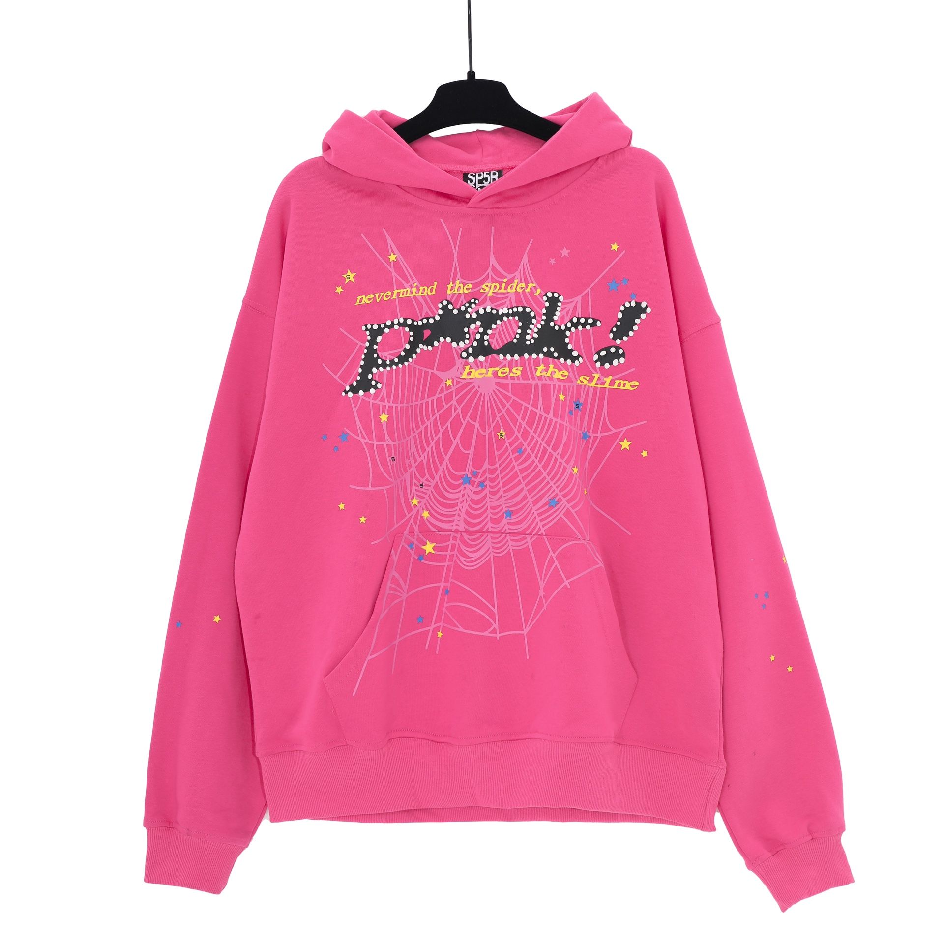 SP5DER P*NK WEB HOODIE - PINK