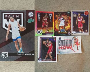 2025 Darius Acuff Jr Panini National NIL Rated Prospect Diamond Plate + 5 2025-26 Topps Basketball Cards For 25 (Read Description For Details)