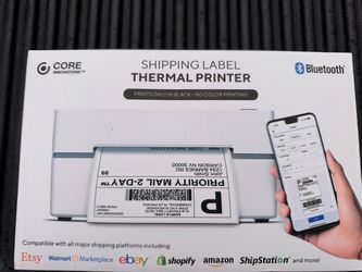 Core Innovations Bluetooth Shipping Label Thermal Printer
