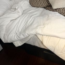Black Bed Frame And Mattress 