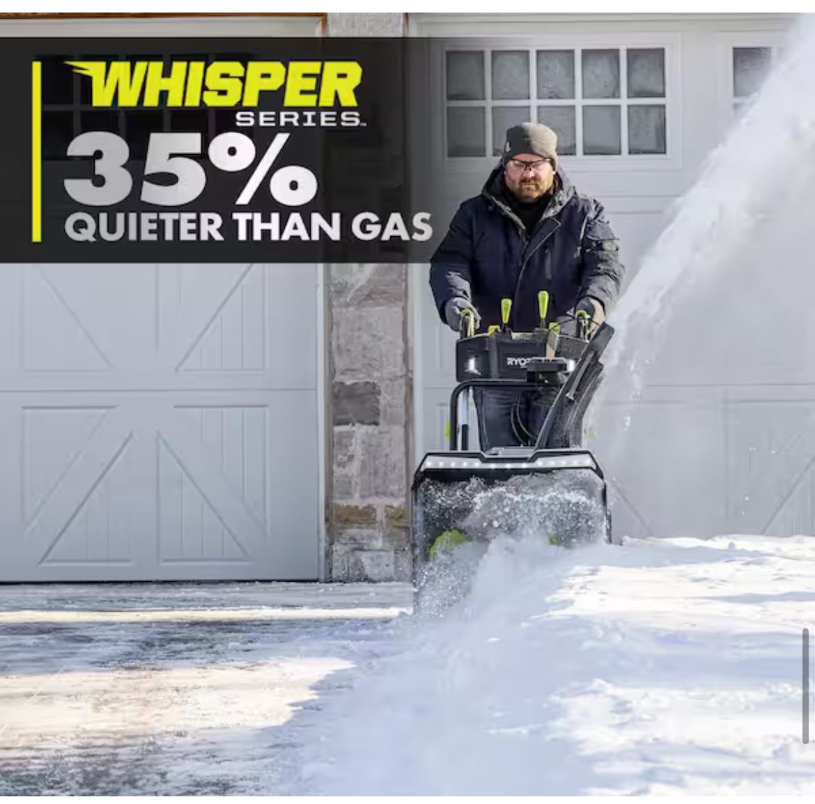 RYOBI 24 40 Volt HP Brushless Whisper Series Stage Cordless